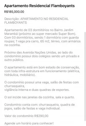 Imagem Apartamento com 3 Quartos à Venda, 69 m² em Parque Residencial das Camélias - Bauru