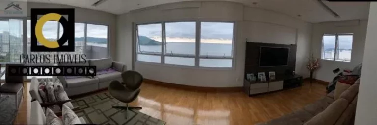 Imagem Belíssimo apartamento vista mar em Santos, com 380m², design diferenciado,