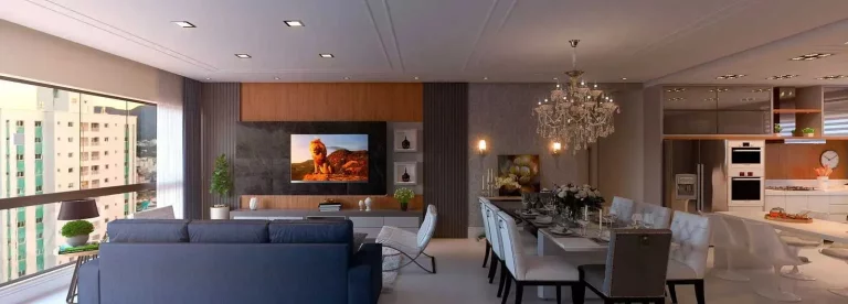 Imagem Apartamento com 4 dormitórios sendo 4 suítes e 4 vagas de garagem em Balneário Camboriú/SC