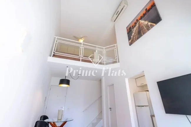 Imagem Flat disponível para locação no The Blue Loft, com 44m², 1 dormitório e 1 vaga de garagem