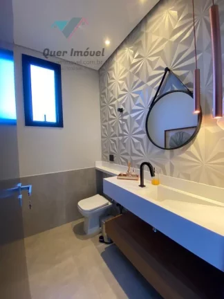 Imagem Casa de luxo em condomínio à venda em Ribeirão Preto-SP, Residencial Alto do Castelo: 3 quartos, 3 suítes, 3 salas, 5 banheiros, 4 vagas, 234m².