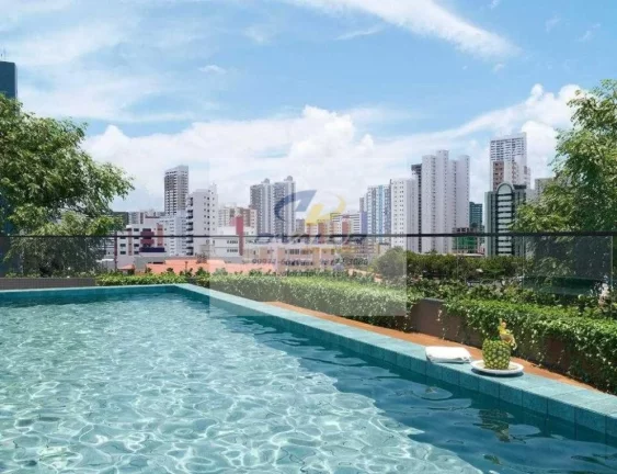 Imagem Vendo Apartamentos de 80,22 à 87,02m², com 3 quartos s/ 1 suíte, sala p/ 2 ambientes e 2 vagas