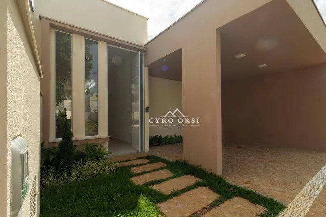 Imagem Casa com 3 dormitórios à venda, 130 m² por R$ 890.000 - Condomínio Recanto Piracicamirim - Piracicaba/SP