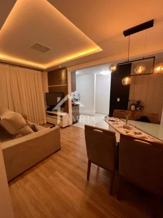 Imagem Apartamento Semimobiliado Porteira Fechada no Saguaçú