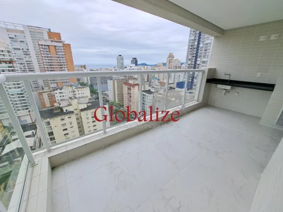Imagem Apartamento à venda com 87m², 2 suítes, lazer completo e alto padrão por R$1.599.000,00 no Gonzaga em Santos