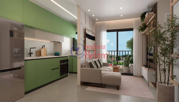 Imagem Parque das Águas Apt 3/4 c/ suíte e varanda em Belém