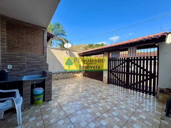 Imagem Sobrado 3 Dorms. com Piscina e Churrasqueira - Condomínio na Prainha, Caraguatatuba - 73m² - 2 vagas