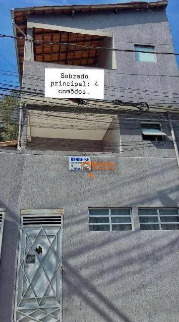 Imagem Sobrado de 4 cômodos + 3 casas à venda por R$ 530.000 - Parque Mikail - Guarulhos/SP