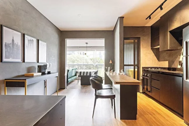 Imagem Flat disponível para locação no Horizonte JK Residencial na Vila Nova Conceição, com 62m², 1 dormitório e 1 vaga