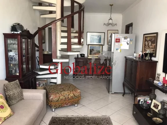 Imagem Cobertura Duplex com Churrasqueira à venda no bairro do Boqueirão em Santos por R$ 750 mil