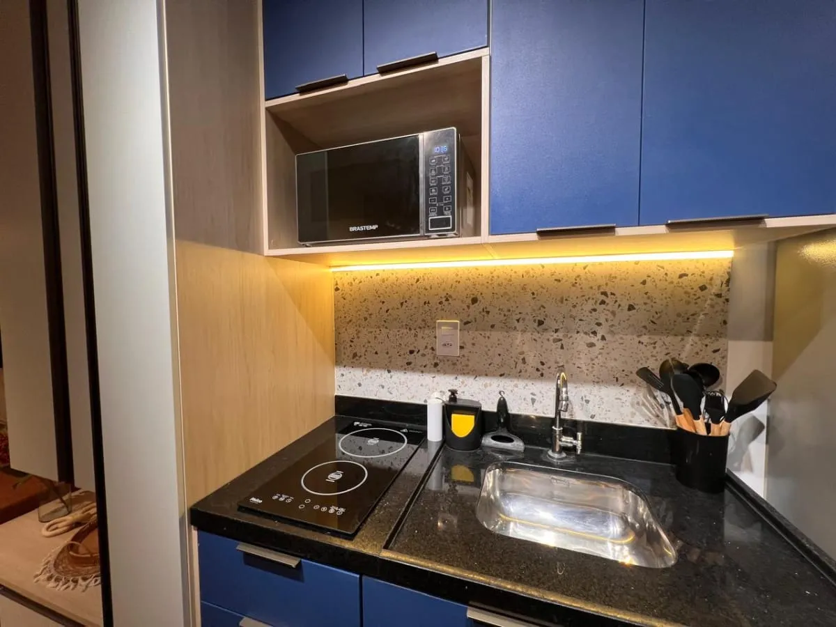 Foto do imóvel Apartamento com 1 Quarto para alugar, 25m² - Vila Olímpia em R. Cabo Verde, 350 - Vila Olímpia, São Paulo - SP