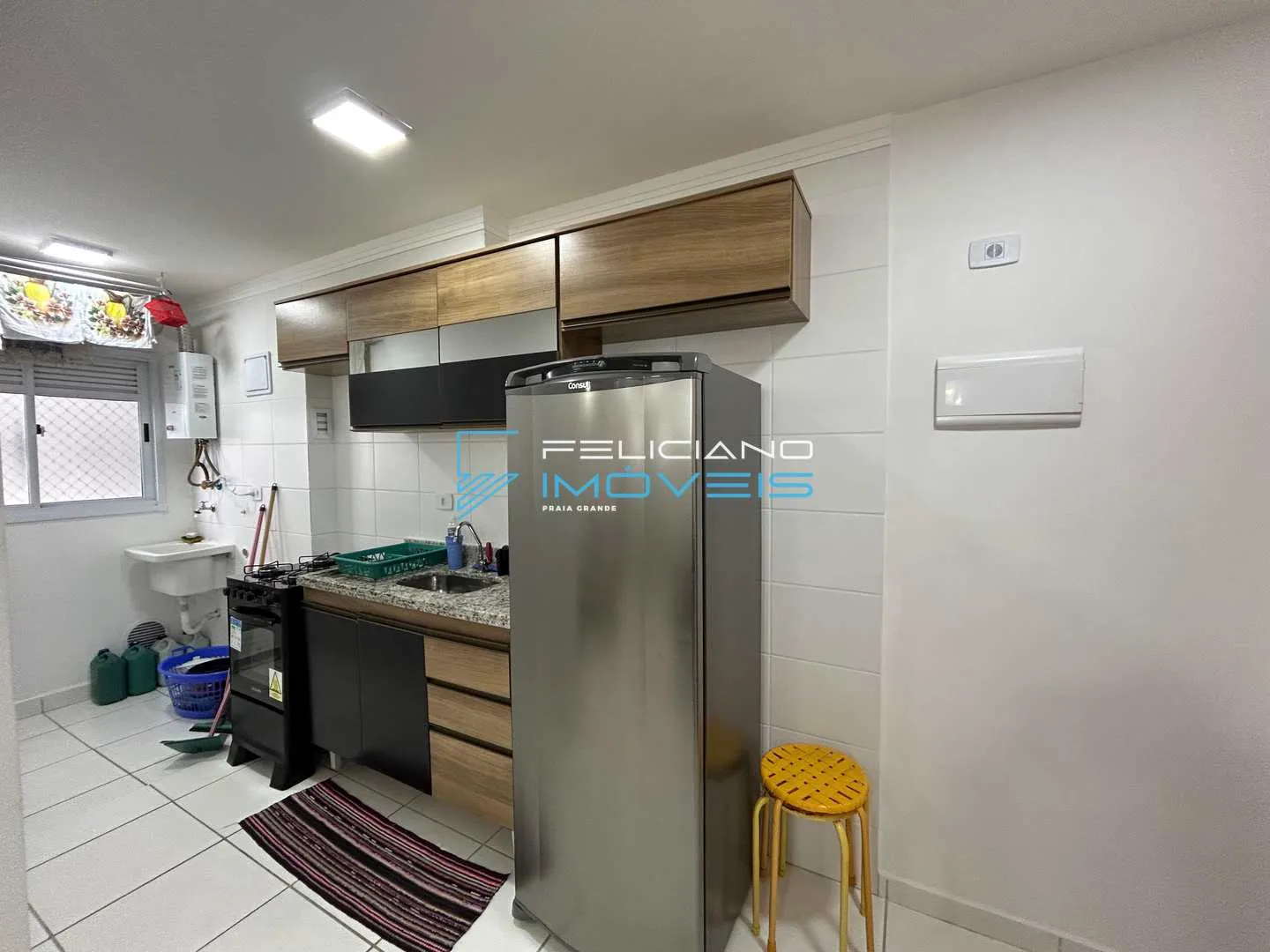 Imagem Apartamento com 2 quartos, Aviação, Praia Grande - R$ 380 mil, Cod: 6149