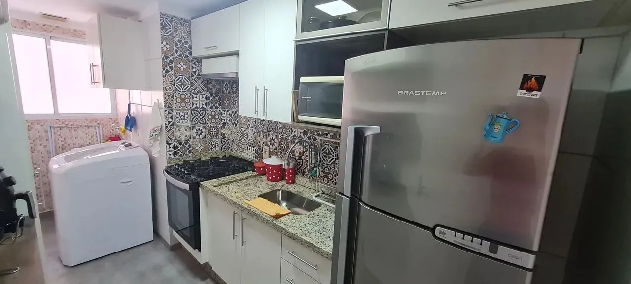 Imagem Apartamento para locação de alto padrão no Jardim Wanel Ville IV, Sorocaba-SP: 2 quartos, 2 salas, 1 banheiro, 1 vaga, 52m².