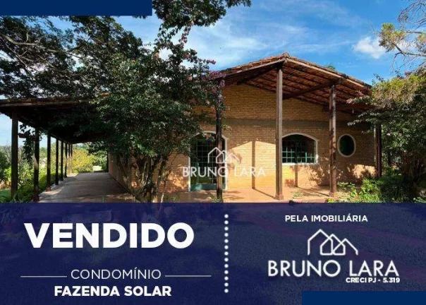 Foto do imóvel Casa à Venda no Condomínio Fazenda Solar, Igarapé MG.