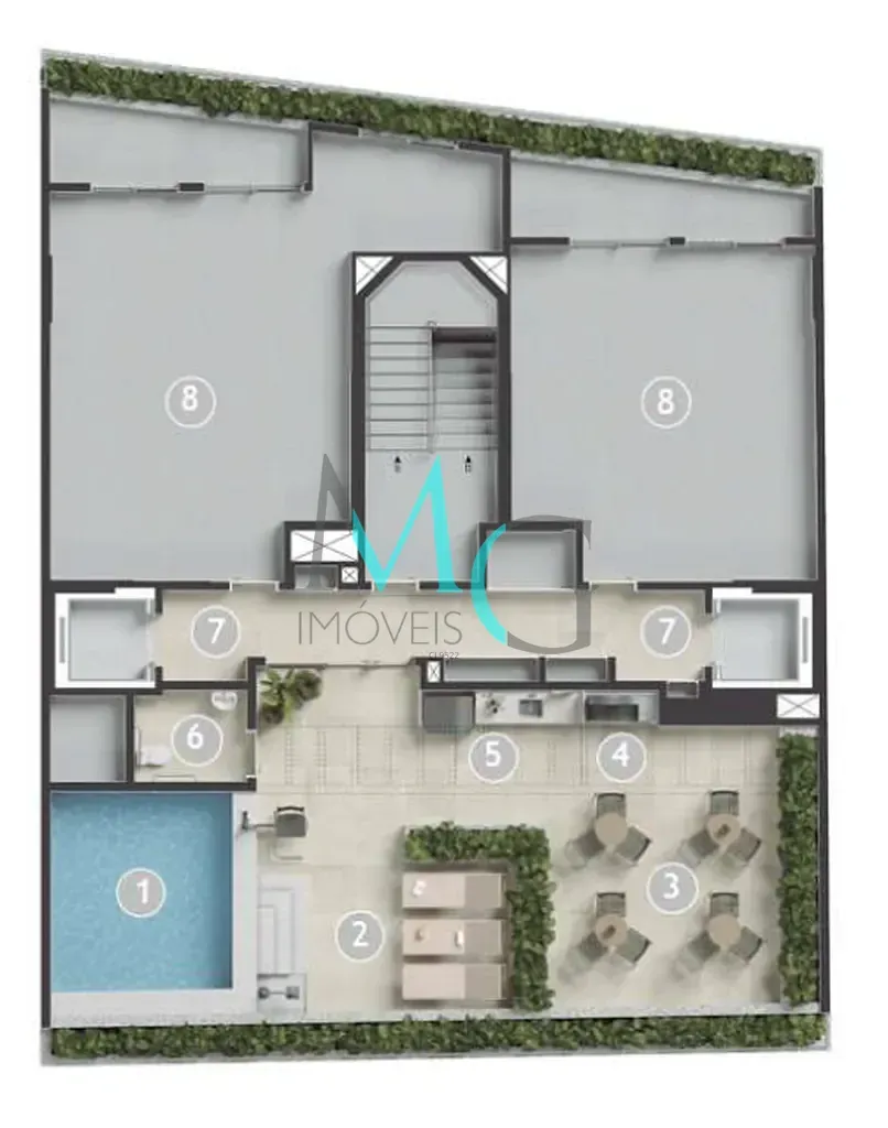 Imagem Garden à venda 1 Quarto 50.29M² Centro Rio de Janeiro - RJ | Soul Rio N Sra de Fátima 63