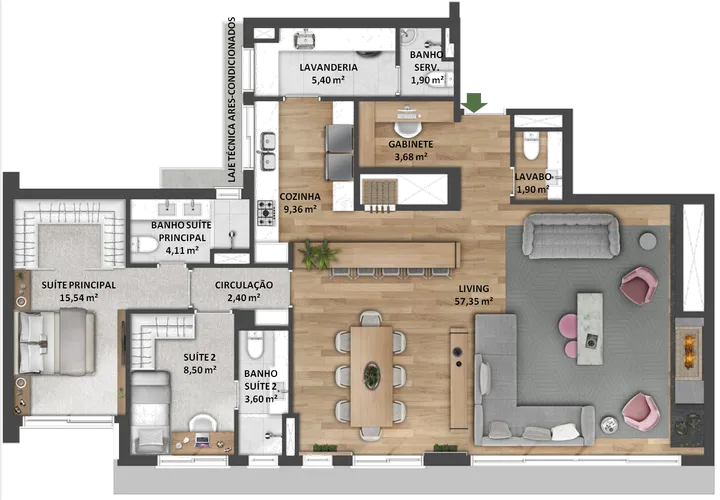 Imagem Apartamento com 3 Quartos à Venda, 208 m² em Mont Serrat - Porto Alegre