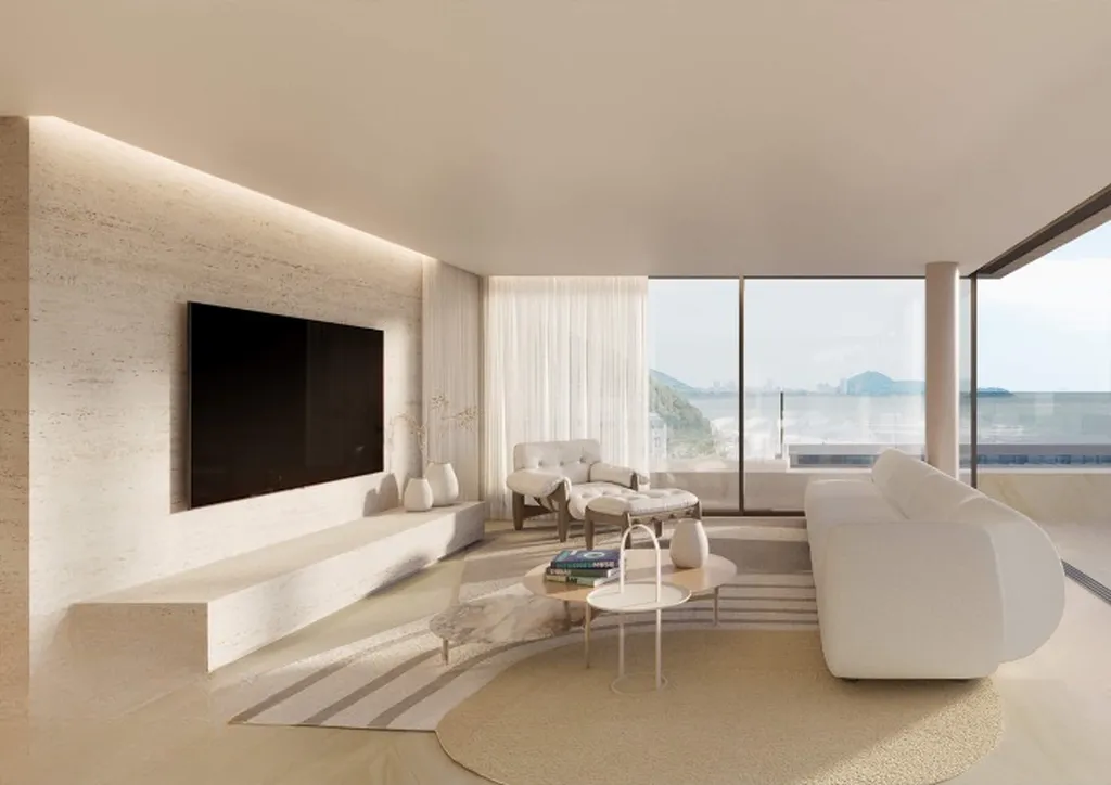Imagem Imperdível apartamento à venda no Centro de Guaratuba-PR: 3 quartos, 3 suítes, 4 banheiros, 2 vagas, 164,41m²!