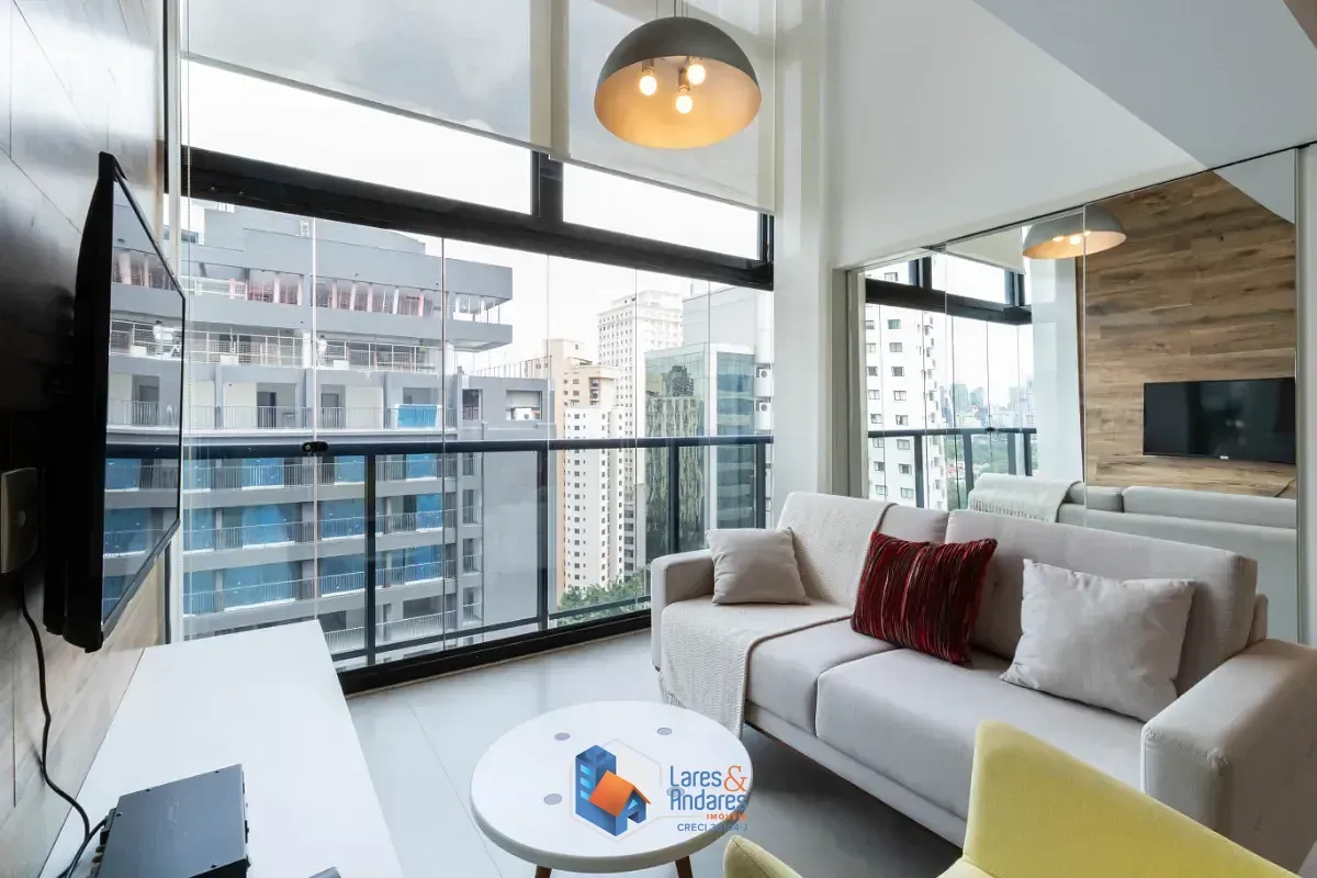 Imagem Apartamento para venda em Vila Olímpia com 1 quarto, sendo 1 suíte, 62m²