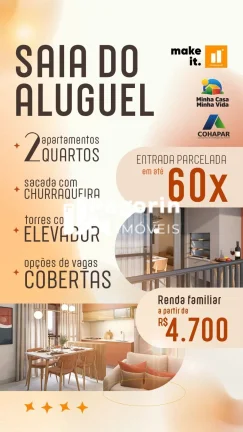 Imagem Apartamento à venda em Pinhais, Atuba, com 2 quartos, 44,16m²