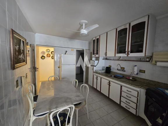 Imagem Apartamento em Aparecida, Santos/SP, 2 dormitórios + 1 reversivel 1 suíte 2 vagas vista mar
