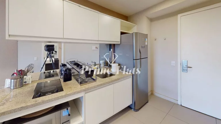 Imagem Flat disponível para locação no VHouse Faria Lima, com 36m², 1 dormitório e 1 vaga