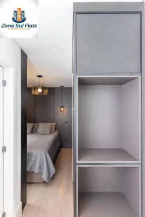 Imagem Apartamento Mobiliado à Venda No Brooklin Com 2 Dormitórios Sendo1 Suíte e 1 Vaga