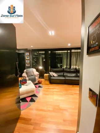 Imagem Apartamento Mobiliado e Decorado à Venda No Brooklin Com 1 Suíte e 2 Vagas