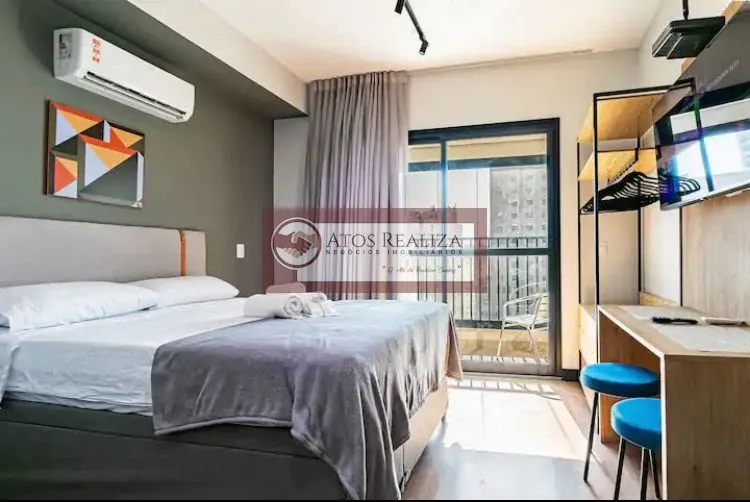 Imagem Estúdio charmoso no Centro Histórico de São Paulo - 25m², 1 quarto, 1 banheiro por R$ 340.000
