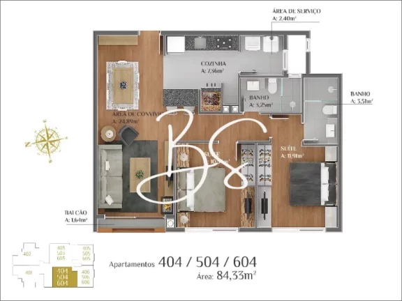 Imagem APARTAMENTO RESIDENCIAL em GRAMADO - RS, Lagos do Bosque