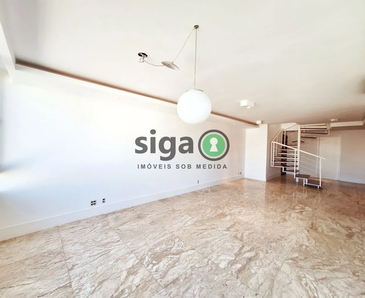 Imagem Cobertura com 3 Quartos, 3 vagas, 266m2, à venda e locação no Panamby