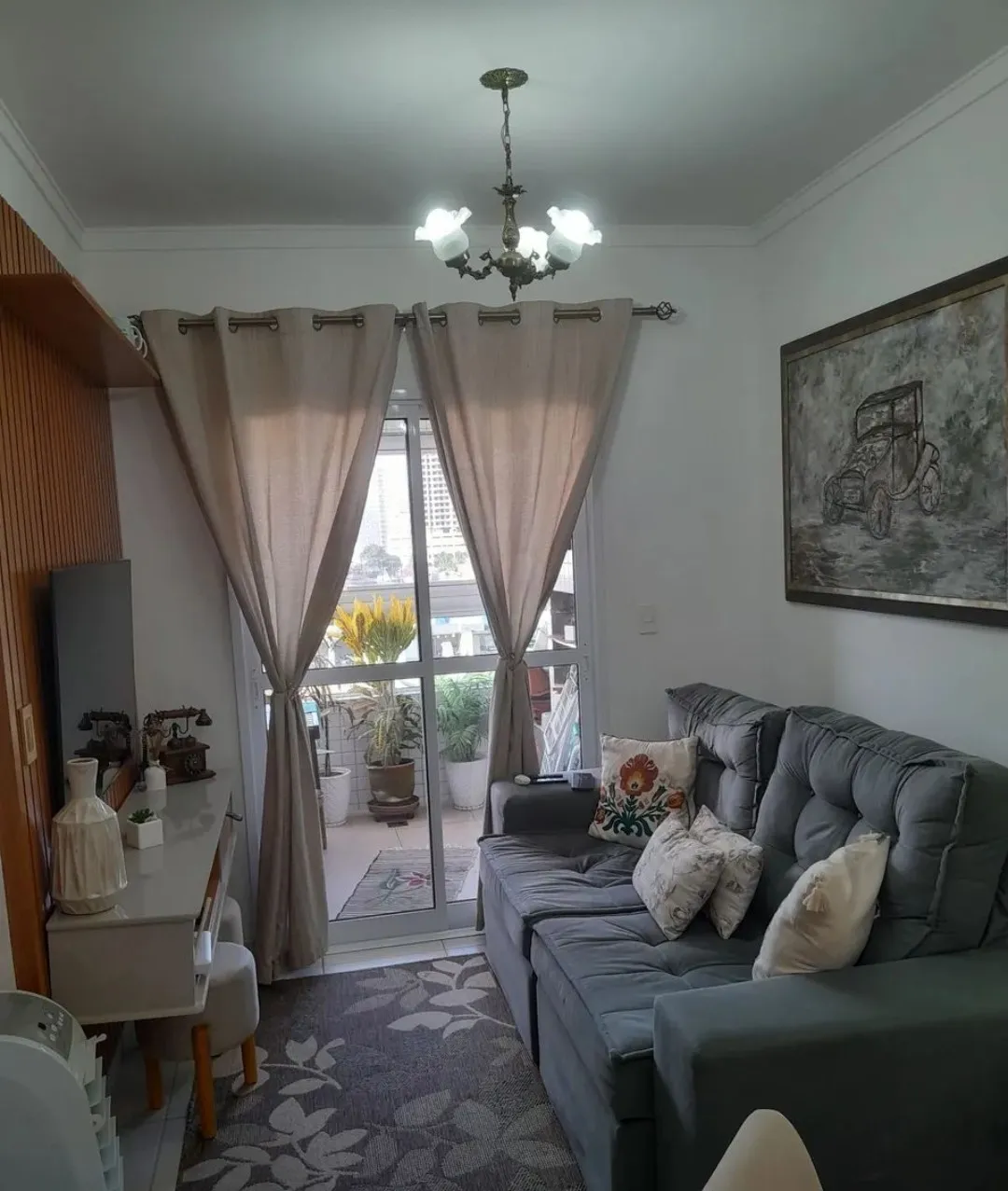 Imagem Fantástico Apartamento com varanda gourmet na Praia Grande - Guilhermina