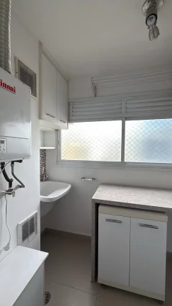 Imagem Apartamento de Luxo para Locação no Brooklin, São Paulo-SP: 2 Quartos, 2 Suítes, 3 Banheiros, 2 Vagas de Garagem, 95m² de Área.