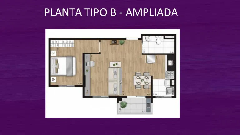 Imagem Apartamento com 2 Quartos à Venda, 43 m²em Taboão - São Bernardo do Campo