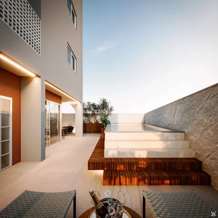 Imagem Apartamento com 2 dormitórios sendo 1 suíte a menos de 200m da praia de Gravatá Navegantes/SC