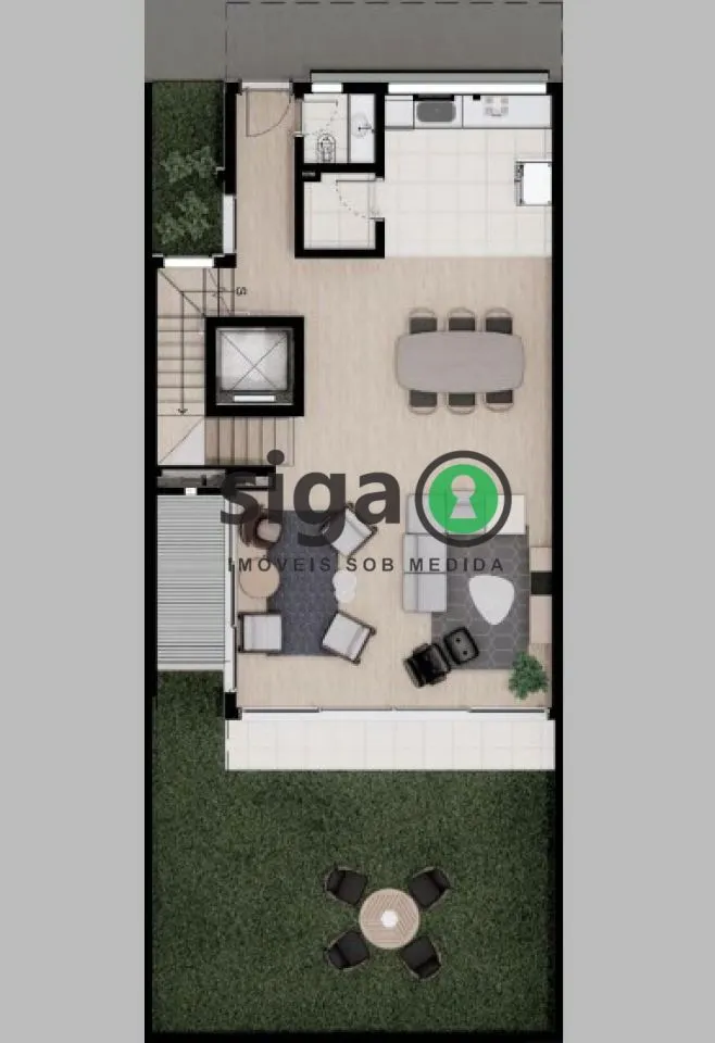 Imagem Casa em Condomínio para venda no Campo Belo 04 suítes, São Paulo - SP