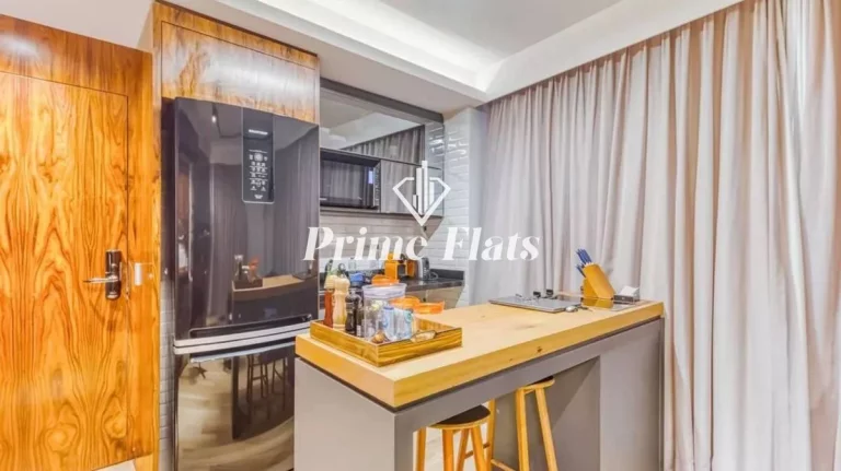 Imagem Flat disponível para locação no Cyrela by Pininfarina no Itaim Bibi, com 49m², 1 dormitório e 1 vaga