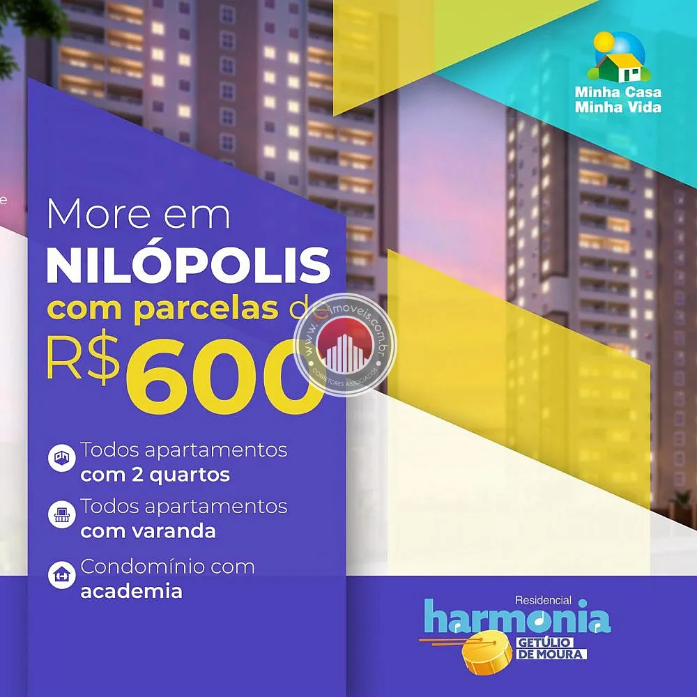 Imagem Apartamento em Lançamentos no bairro Centro - Nilopolis, RJ