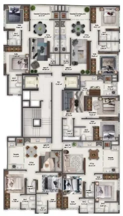 Imagem Miracle Garden Residence - Apartamento à venda no bairro Morretes - Itapema/SC