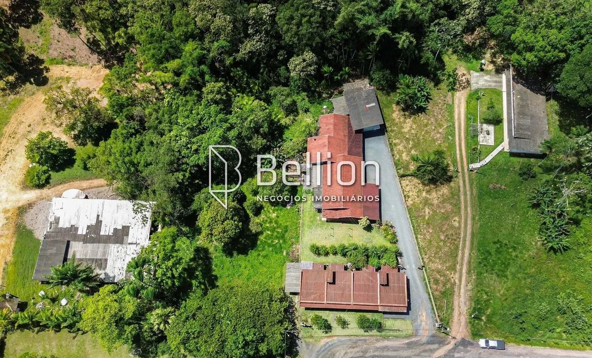 Imagem Conjunto de casas e terreno com 4.246m² no bairro Divinéia - Rio dos Cedros