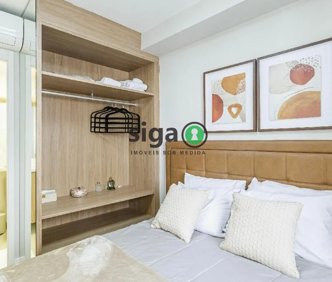 Imagem Apartamento 30m² mobiliado para locação, localizado na Vila Olímpia.