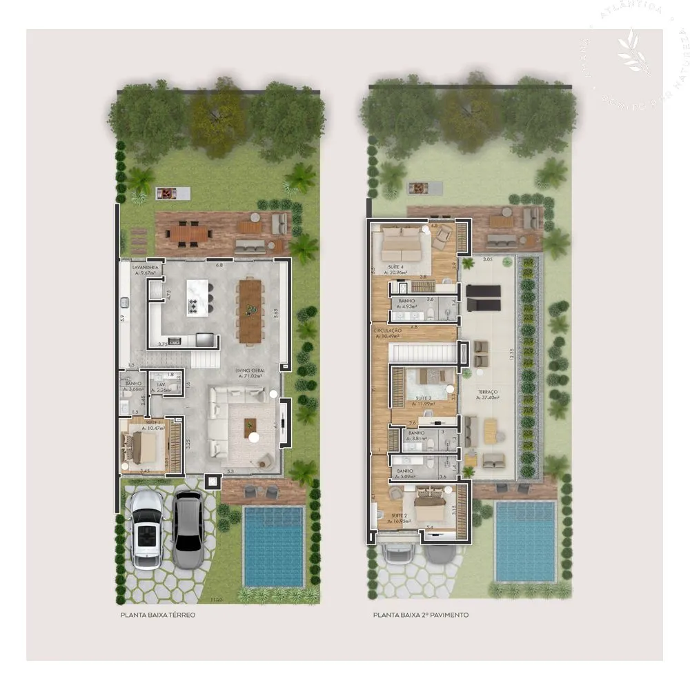 Imagem Casa de condomínio à venda em Xangri-lá, Atlântida, com 4 quartos, 294m2