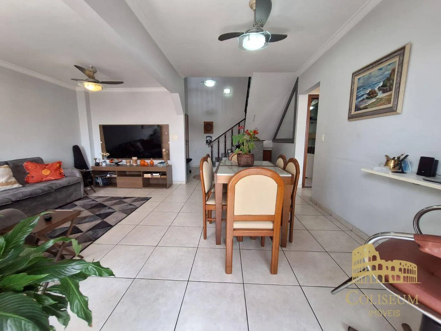 Imagem Apartamento Duplex com 3 dormitórios à venda, 148 m² por R$ 695.000,00 - Vila Guilhermina - Praia Grande/SP