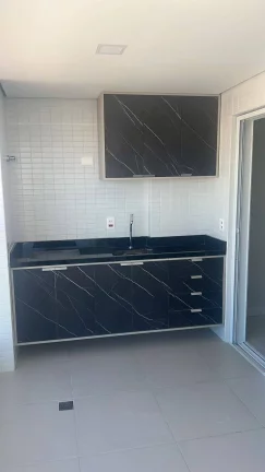 Imagem Apartamento para locação - Boqueirão - Santos l Andar alto - Vista mar!