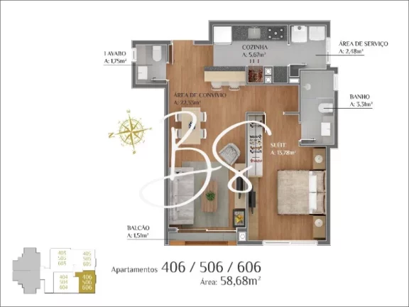 Imagem APARTAMENTO RESIDENCIAL em GRAMADO - RS, Lagos do Bosque