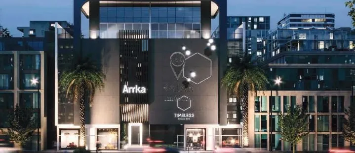 Imagem Sala comercial com 408,88m², pé direito 3,93 metros de piso a piso e duas frentes: Alvin Bauer e R...