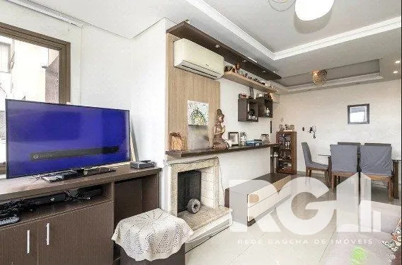 Imagem Apartamento 3 Dormitórios com Suíte, Lareira e 2 Vagas