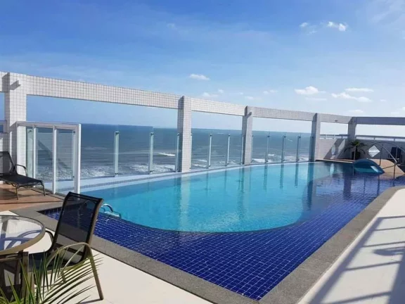 Imagem Apartamento com 2 dorms, Aviação, Praia Grande - R$ 828 mil, Cod: 105