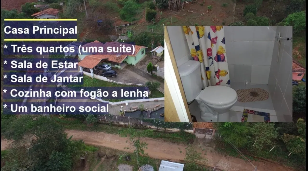 Imagem Chácara à venda 3 Quartos, 1 Suite, 4 Vagas, 31000M², Zona Rural, Redenção da Serra - SP