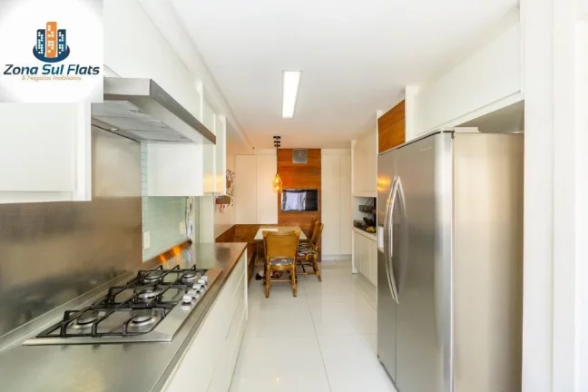 Imagem Apartamento Alto Padrão à Venda em Santo Amaro Com 3 Suítes, 4 Vagas - Varanda Gourmet