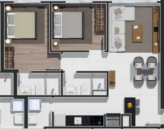 Imagem Condado San Diego - Apartamento à venda no bairro Zona Nova - Capão da Canoa/RS